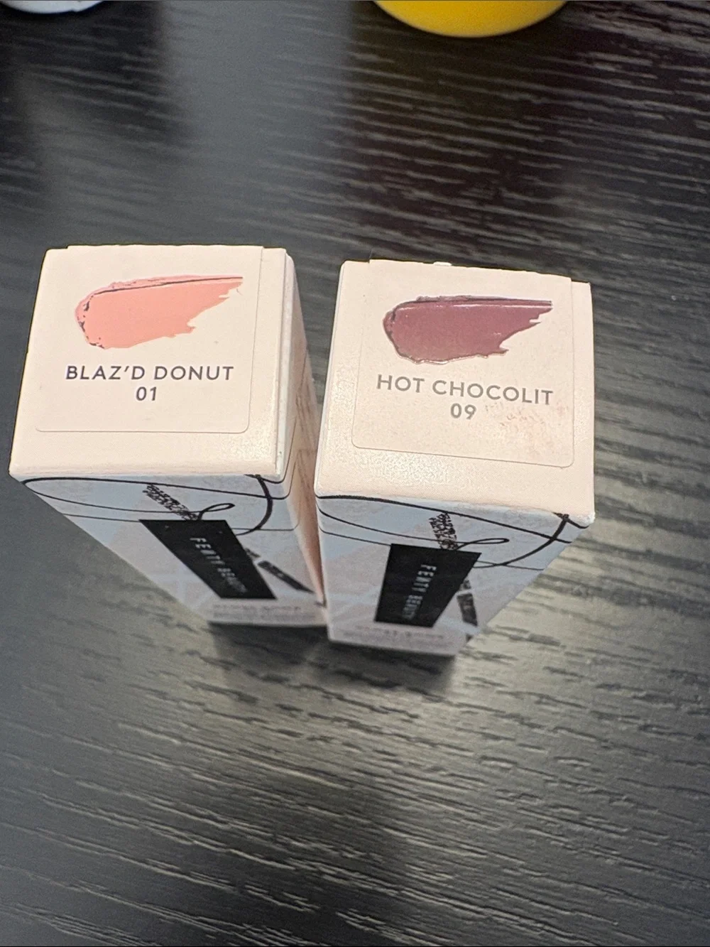 Blaz'd Donut 01 & Hot Chocolit 09 Lip Color Duo - Neutral Pink & Mauve